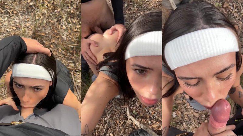 Hentaileah Banged Hard During Sneaky Woods Encounter